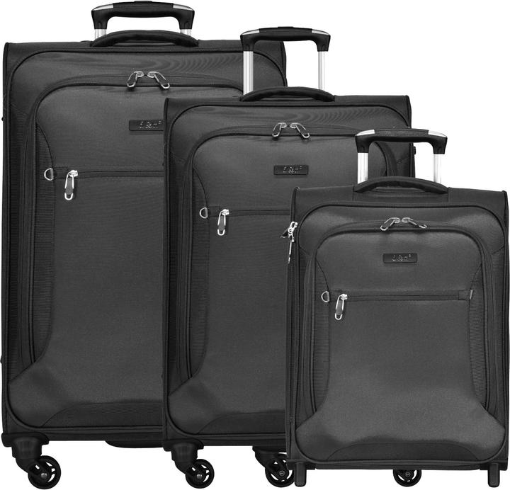 Immagine prodotto D&N Travel Line 6400 Set di valigie da 2 a 4 rotoli 3 pezzi. (202 l)