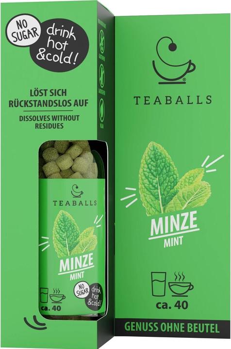 Actual product image Teaballs Mint Black Selection 30-75 cups (75 g)