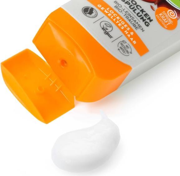 Produktbild dm alverde Conditioner Locken Bio-Leinsamen, Bio-Traube (200 ml)