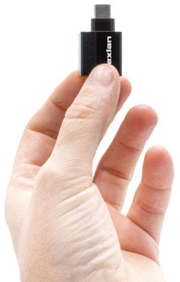 Immagine prodotto Dexlan Piccolo adattatore da USB-C a RJ45 Gigabit Ethernet (USB-C, RJ45 (1x))