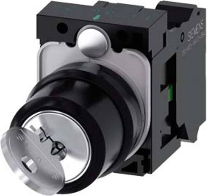 Produktbild Siemens Wahlschalter 2stuf rast Schlüssel Ř22mm 3SU1100-4BF11-3BA0
