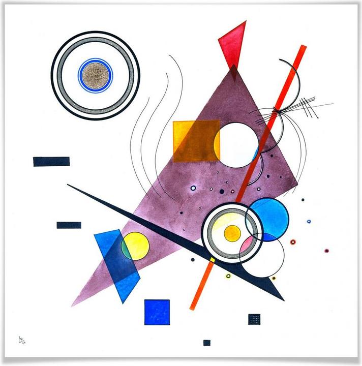 Immagine prodotto Trenddeko Kandinsky - Composizione II (60 x 60 cm)
