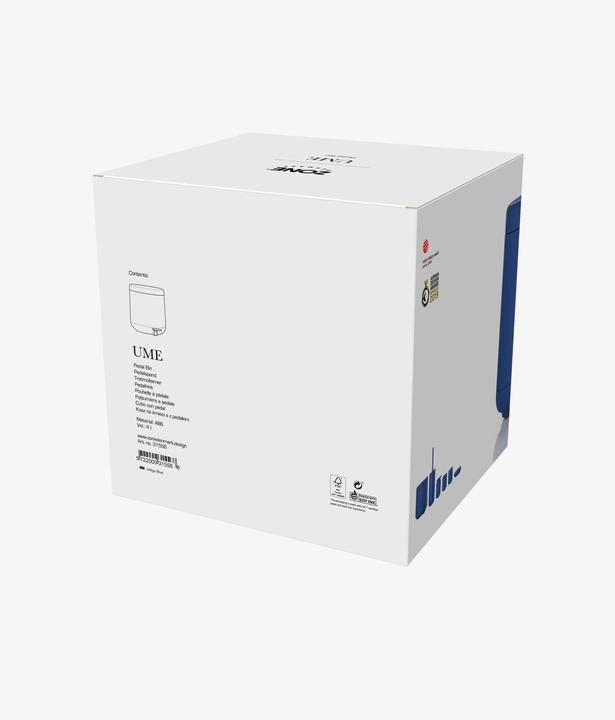 Image du produit Zone Denmark Poubelle à pédale Ume 4 l, Indigo (4 l)