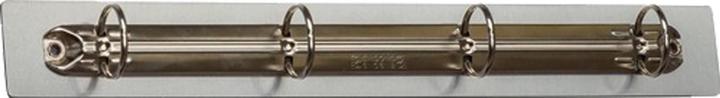 Actual product image Tarifold 4-ring mechanism Ø 40 mm aluminium suitable for DIN A5 / DIN A4 / DIN A3 (Silver)