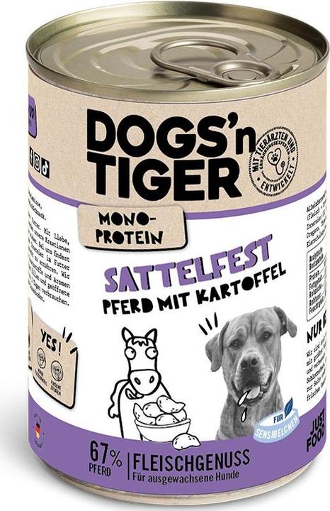 Dogs'n Tiger Nassfutter Sattelfest 400g - kaufen bei Galaxus