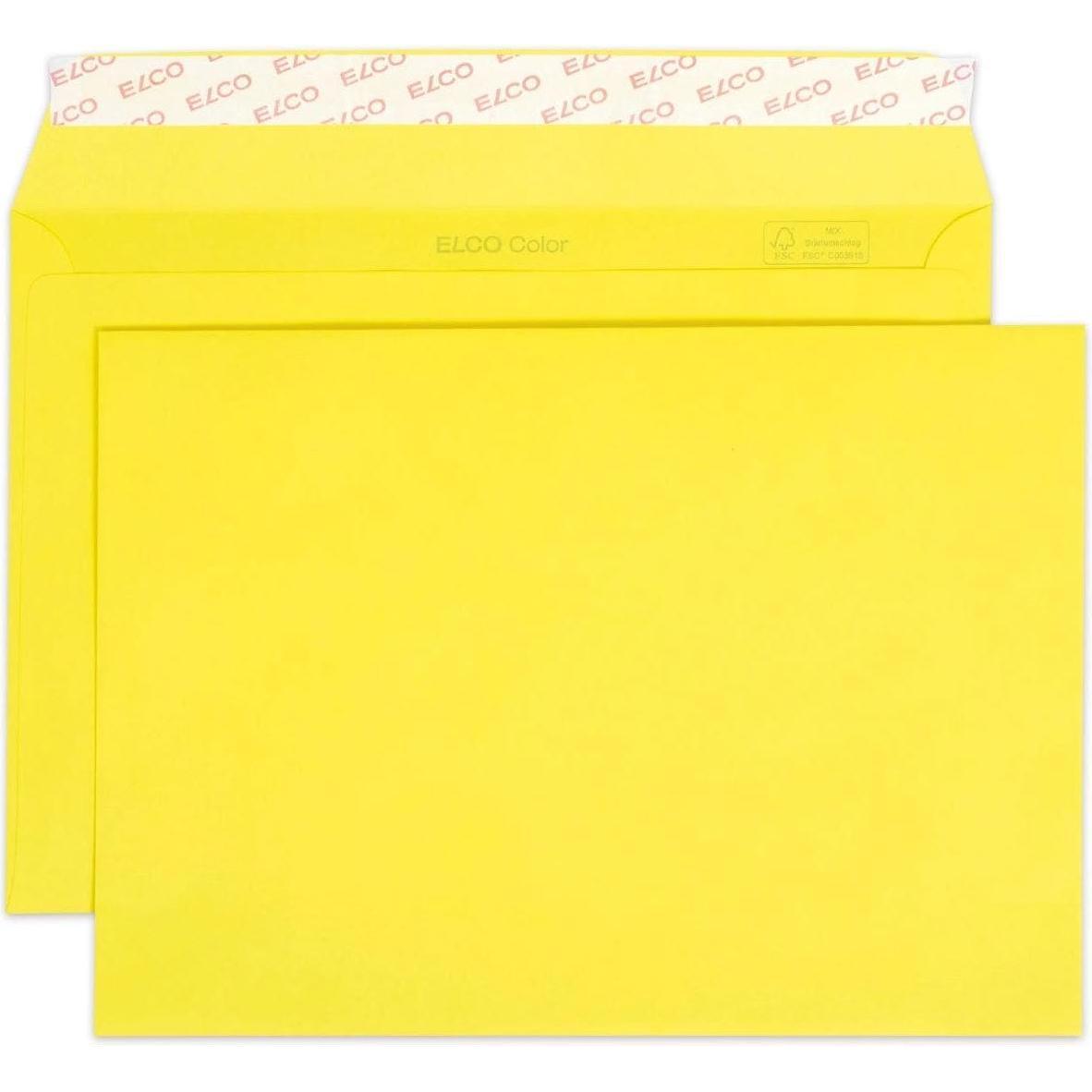 Elco, Briefumschlag, Couvert Color, ohne Fenster (C5, 25 x)
