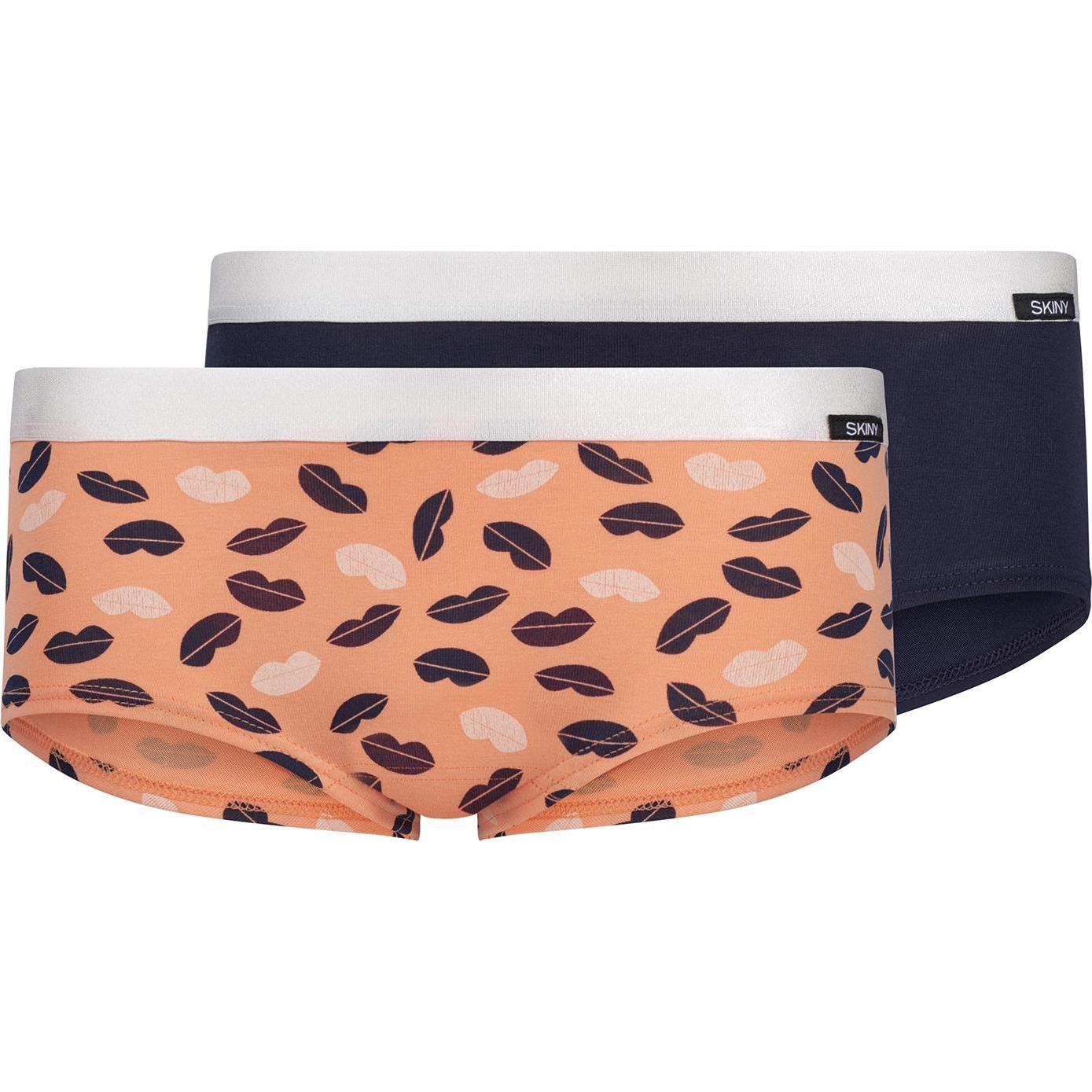 Skiny, Damen, Unterhosen, Slip Casual Stretch, Mehrfarbig, (164, 2er Pack)