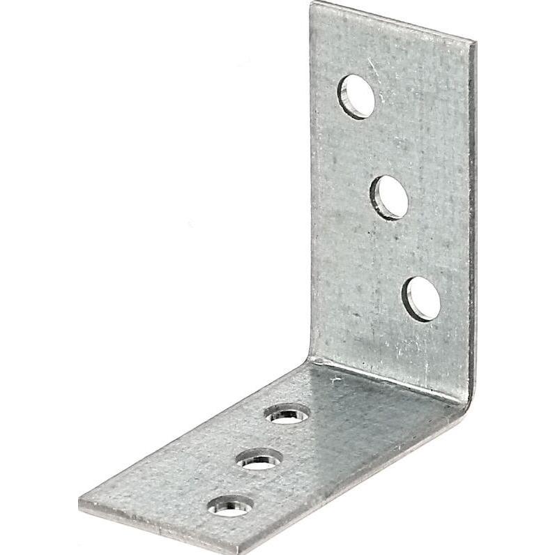 Alberts, Baubeschläge + Holzverbinder, Winkelverbinder 40 x 40 x 20 mm, sendzimirverzinkt, 1 Stck (Winkelverbinder, 100 ...