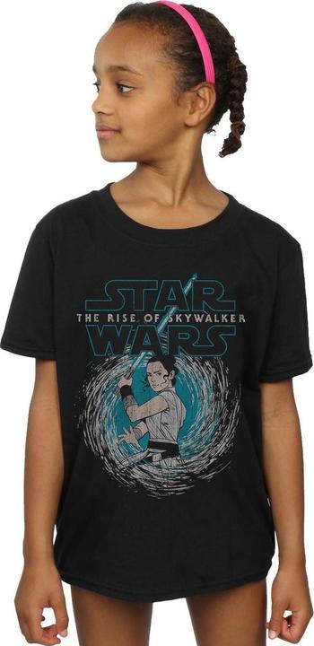 Produktbild Star Wars The Rise Of Skywalker Rey Whirl TShirt Mädchen (140, 146)