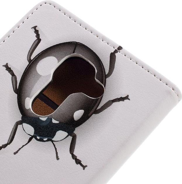 Produktbild MU Style Case aus Leder mit farbige Marienkäfer (Blackberry DTEK60)