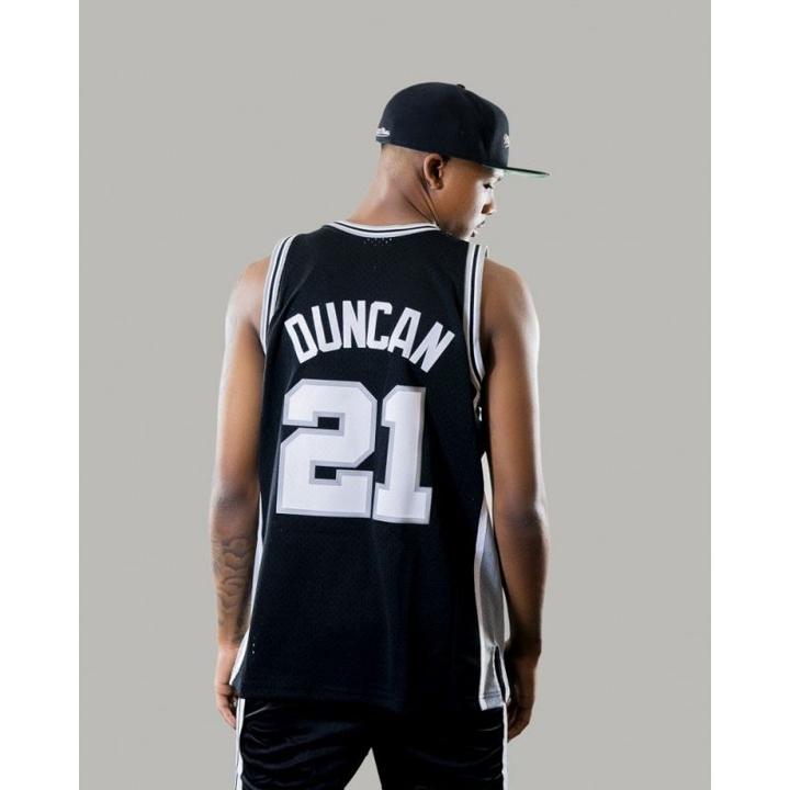 Actual product image Mitchell & Ness Swingman Jersey San Antonio Spurs 9899 Tim Duncan (S)