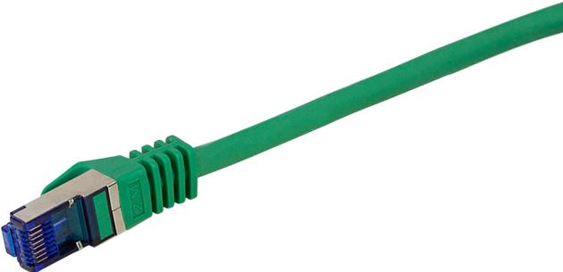 Actual product image LogiLink Patch cord Ultraflex Cat.6A S/FTP 10 m green withCat.7 raw cable extra flexible & (S/FTP, CAT6a, 10 m)