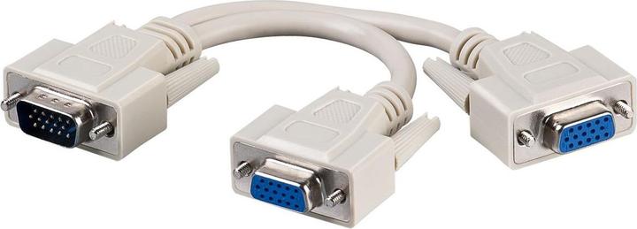 Produktbild MicroConnect VGA Y-splitter 1 to 2, passive (0.30 m, VGA)