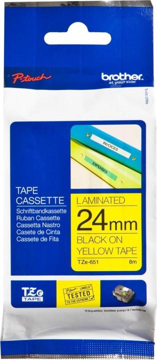 Produktbild Brother Laminiertes Band (17.20 cm, Gelb)