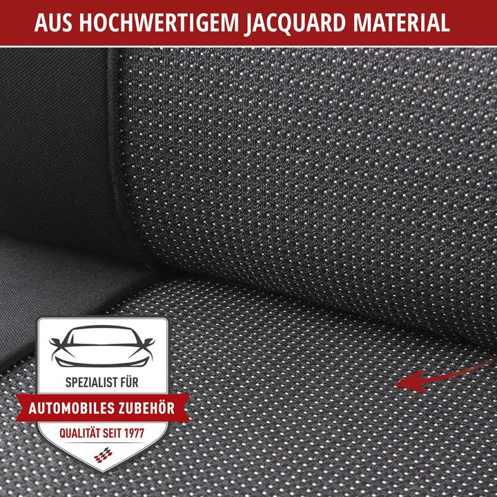Produktbild Walser Autositzbezüge Pineto grau Komplett Set