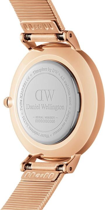 Immagine prodotto Daniel Wellington Pianoforte classico Petite Lumine Pressed Oro Rosa Nero (Orologio da polso analogico, 28 mm)