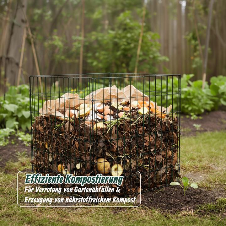Actual product image Relaxdays 2x metal composters