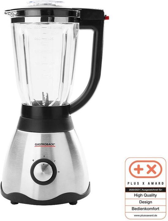 Image du produit Gastroback Batteur sur socle Vital Mixer Plus 850 Watt, Argent/Noir (850 W)