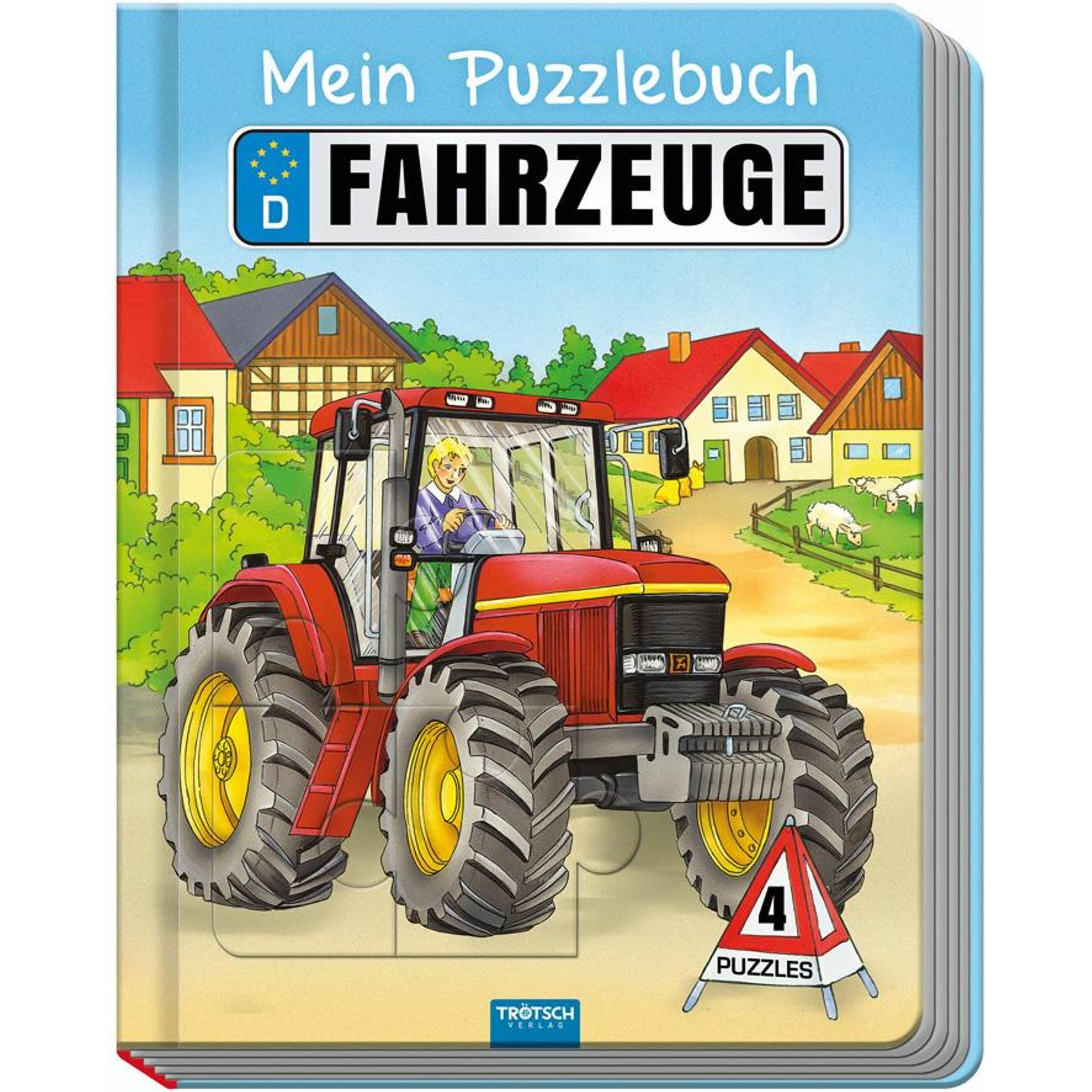 Trötsch, Babybücher, Trtsch Puzzlebuch Mein tolles Puzzelbuch Fahrzeuge (Deutsch)