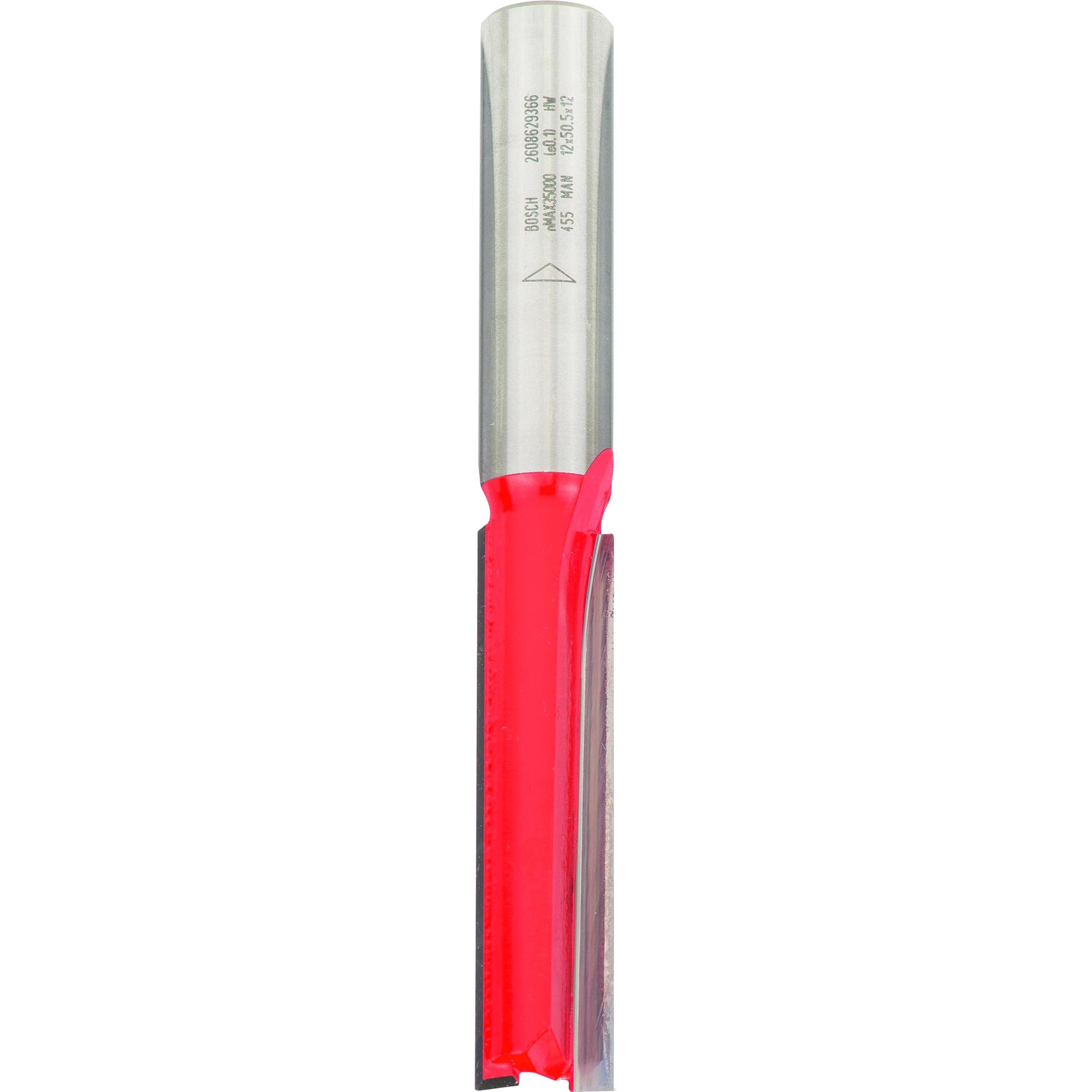 Bosch Professional Zubehör, Fräser, Nutfräser Expert for Wood, Carbide, 12 mm, D1 12 mm, L 50,5 mm, G 98 mm