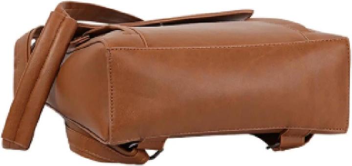 Immagine prodotto Only-Bags.Store Zaino piccolo a 3 vie in pelle vegana, zaino in caramello, zaino in pelle vegana, zaino in pelle