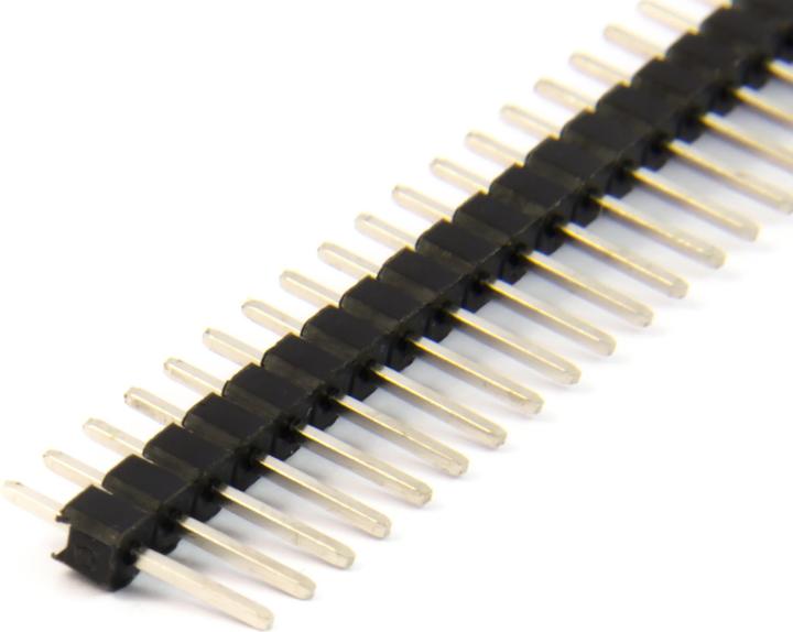 Purecrea Male connector Male 1 X 40 pin RM 2.54mm straight short pin