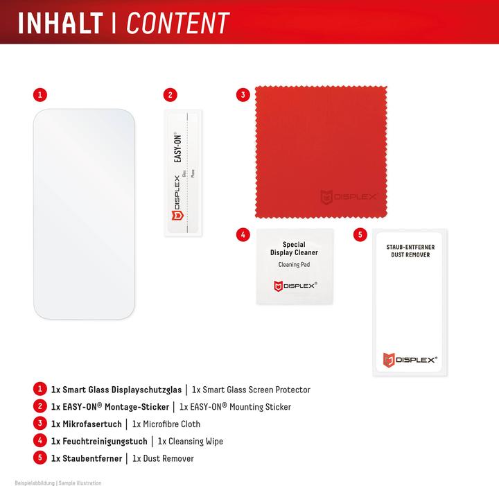 Produktbild Displex Smart Glass, Displayschutzfolie (1 Stück, Apple iPhone 16)