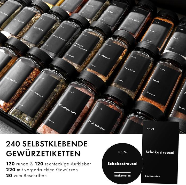 Immagine prodotto Edelhaus Barattoli di spezie (0.12 l)