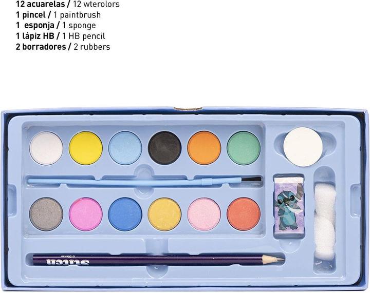 Image du produit Dick Smith Mallette de coloriage Lilo & Stitch avec tiroir - Disney