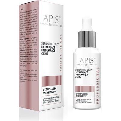 Apis Natural Cosmetics, Cura degli occhi, Apis - Serum Pod Oczy Liftinguj? Ce I Redukuj? Ce Cienie Z Kompleksem Eye'fective? 30ml (Siero per la cura d