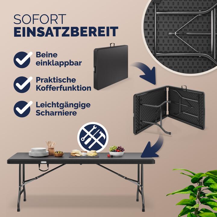 Produktbild Casaria Gartentisch