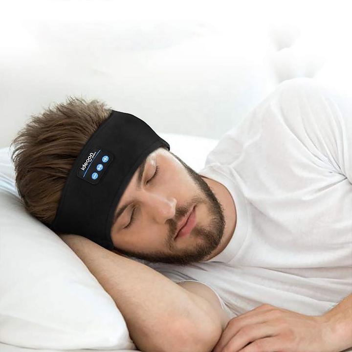 Image du produit Ideoon Kopfhörer-Stirnband, Bluetooth 5.4, Freisprecher & Sprachsteuerung, schwarz (13 h, Sans fil)