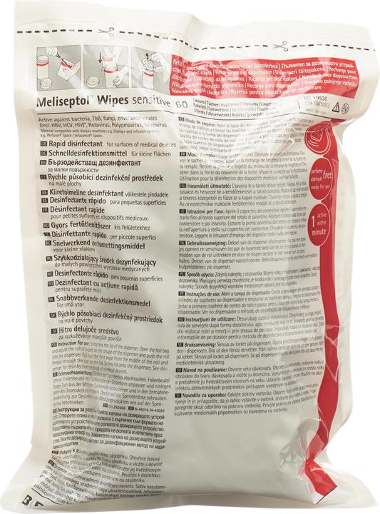 Image du produit Meliseptol Recharge de lingettes sensitive