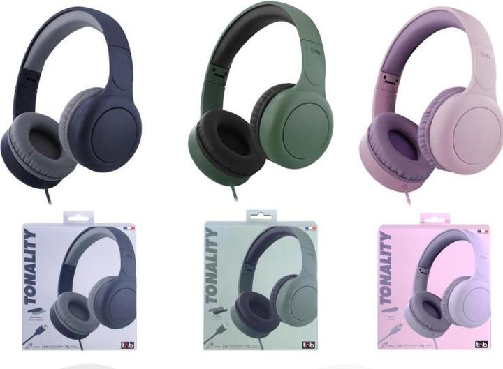 Actual product image T'nB Casque Micro Filaire Tonality (Bleu) (NC, Cable)