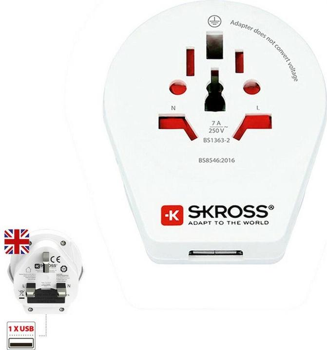 Produktbild Skross World to UK USB