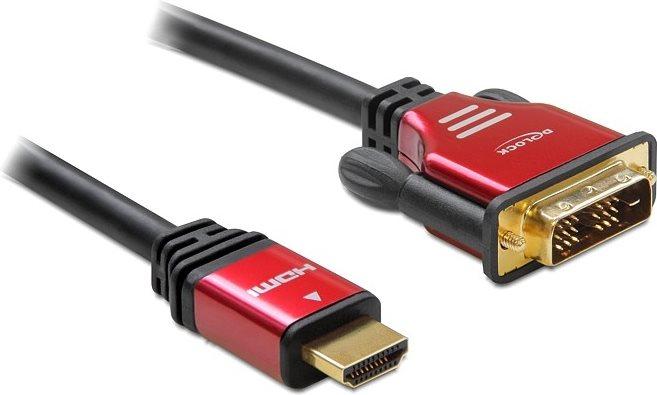 Produktbild Delock HDMI (Typ A) — DVI (5 m, HDMI, DVI)