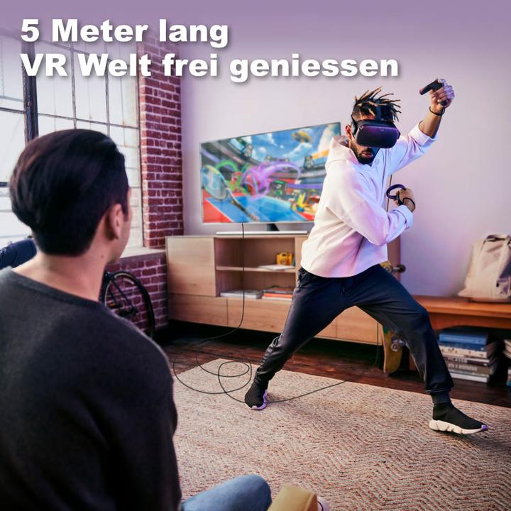 Actual product image Hermex Oculus Quest 1 + 2 Data Cable 3m Cable for VR Goggles VR Headset