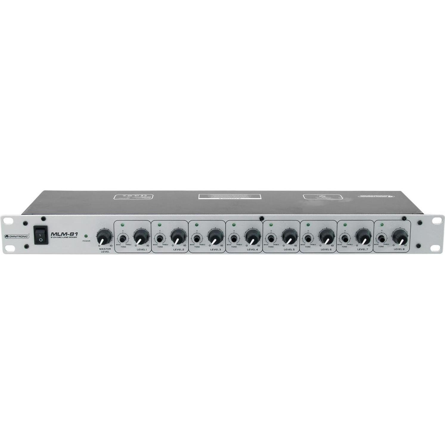 Omnitronic MLM-81 (Studio- und Livemixer), Mischpult