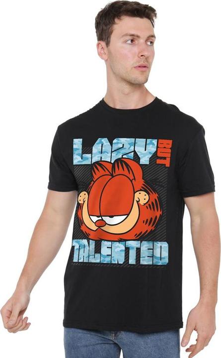 Actual product image Garfield Mens Lazy But Talented T-Shirt (L)