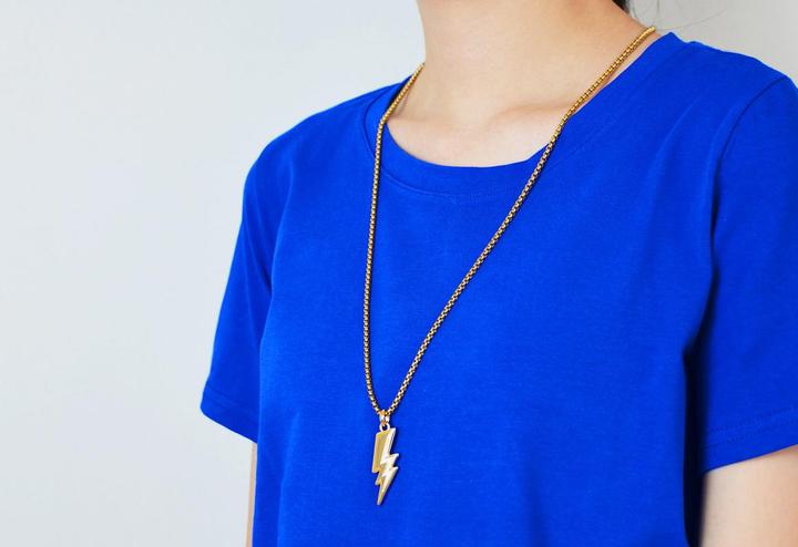 Immagine prodotto Metalmorphose Fulmine sulla maglietta (Acciaio inossidabile, 68 cm)