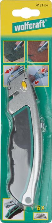 Produktbild wolfcraft 1 Schnellwechsel Profi-Messer einzKlinge (Cutter)