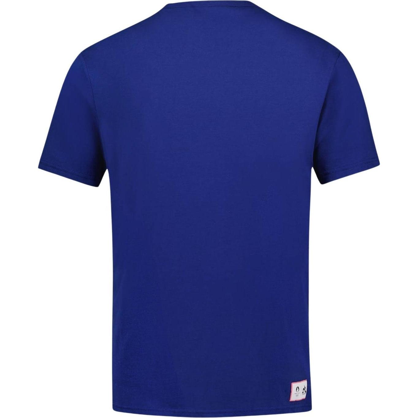 Thumbnail - Le Coq Sportif, Herren, Shirt, t-shirt graphic paris 2024 n°1, Blau, (M)
