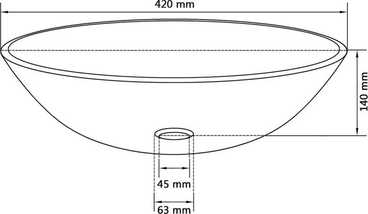Produktbild vidaXL Agosto (420 mm, 420 mm)