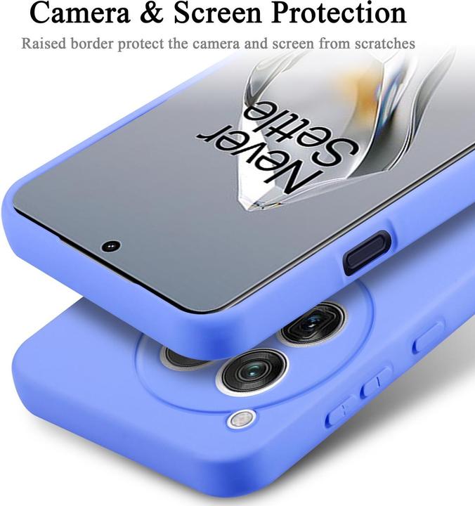 Actual product image Cadorabo Case for OnePlus 12 TPU in liquid protection silicone design (OnePlus 12)