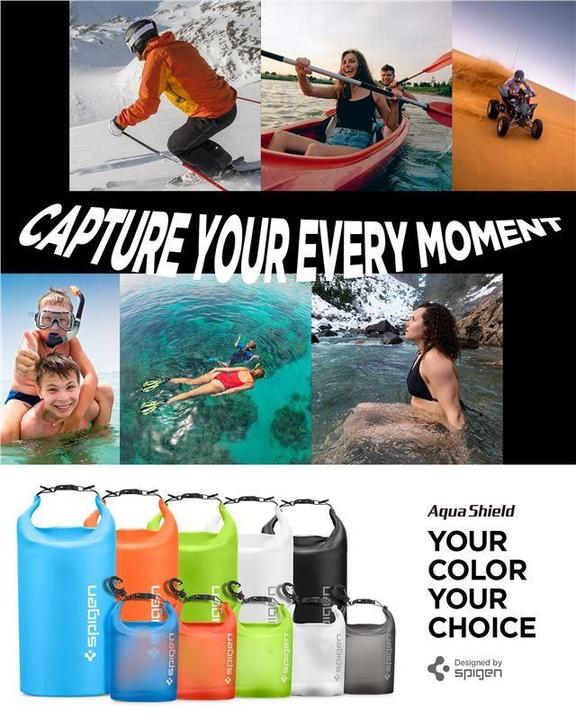 Actual product image Spigen Aqua Shield A630 bag waterproof 20 l + bag 2 l - white (20 l)