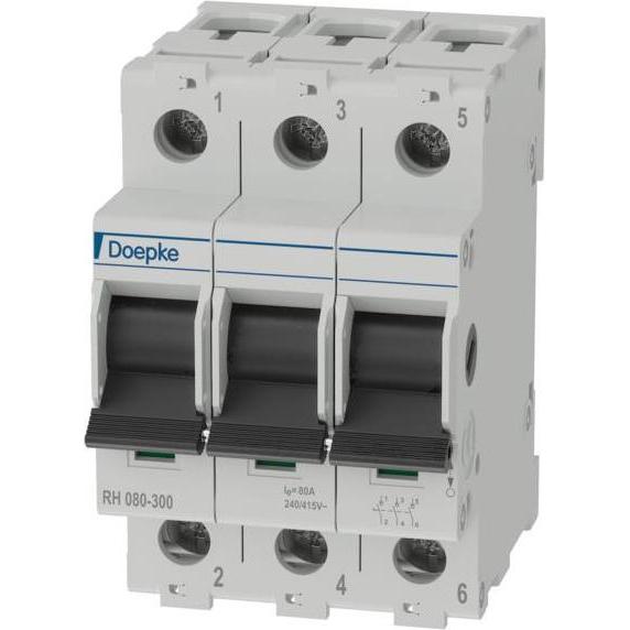 Doepke RH 080-300, Pulsante + Interruttore