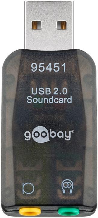 Actual product image Goobay 95451 USB 2.0 sound card (USB 2.0)