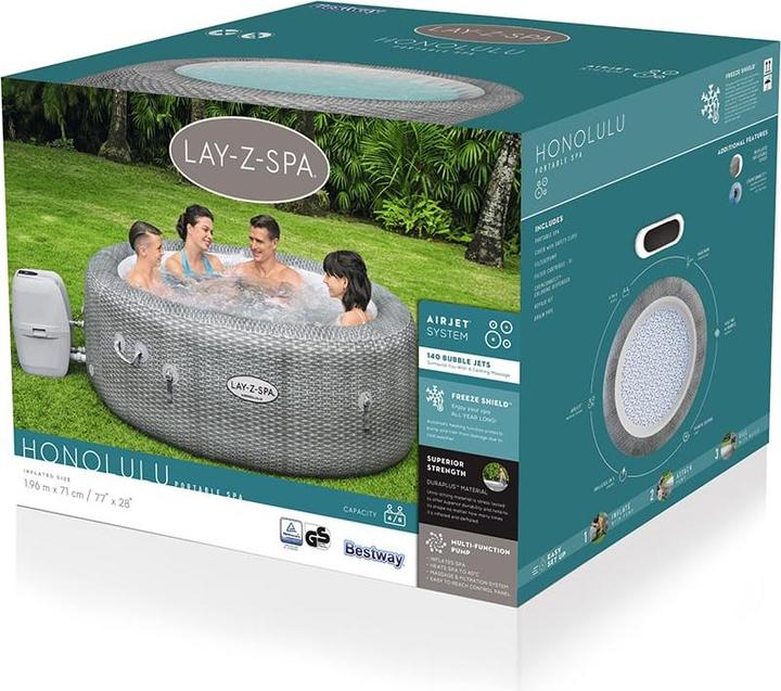 Immagine prodotto Bestway Lay-Z-Spa Honolulu AirJet (6 pers.)