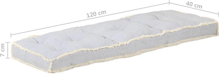 Actual product image VidaXL Bolton (120 x 40 x 7 cm)
