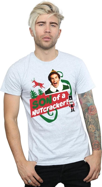Immagine prodotto Elf Son Of A Nutcracker Maglietta Uomo (L)
